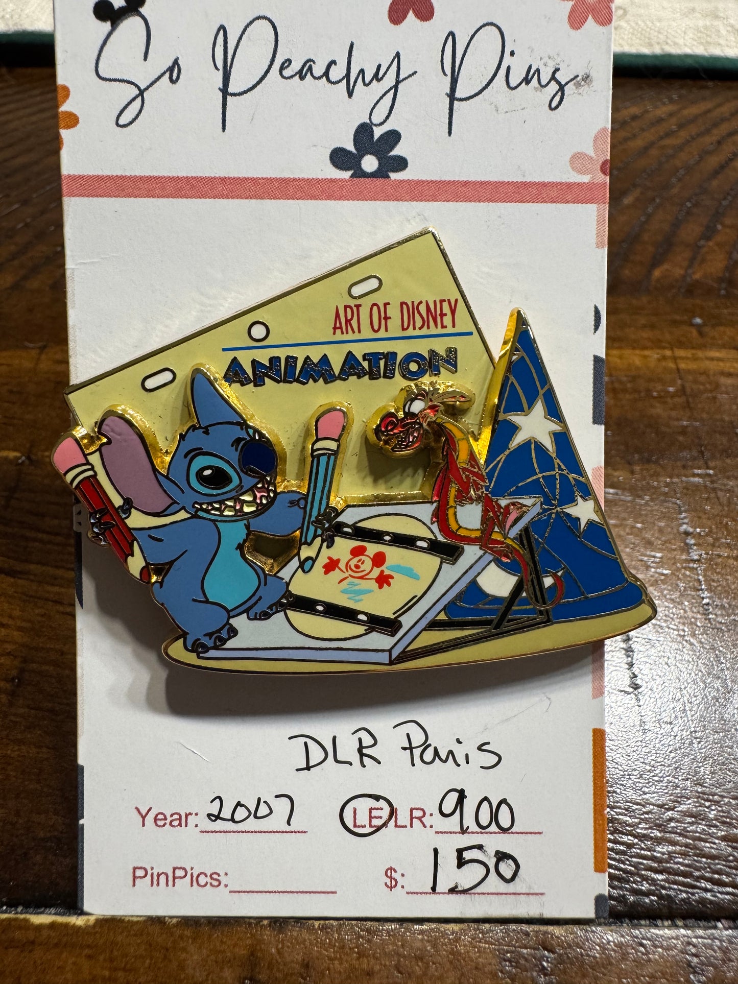 DLP Stitch at Art of Disney Animation Walt Disney Studios Stitch Invasion Series II LE 900 Disney Pin