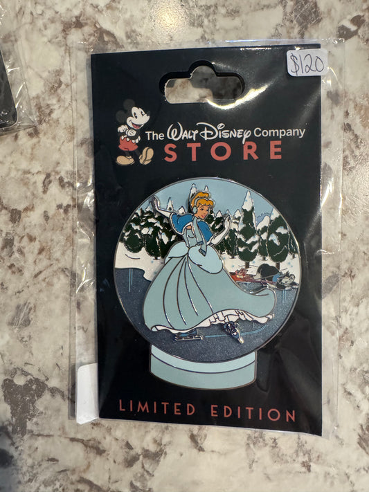 Cinderella Ice Skating Winter Memories LE 400 Disney Pin