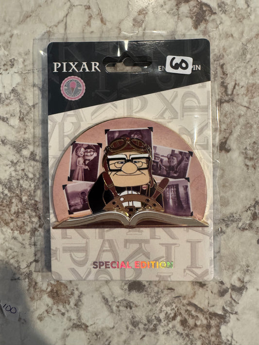 Up! Carl Storybook Pink à la Mode PALM LE 300 Disney Pin