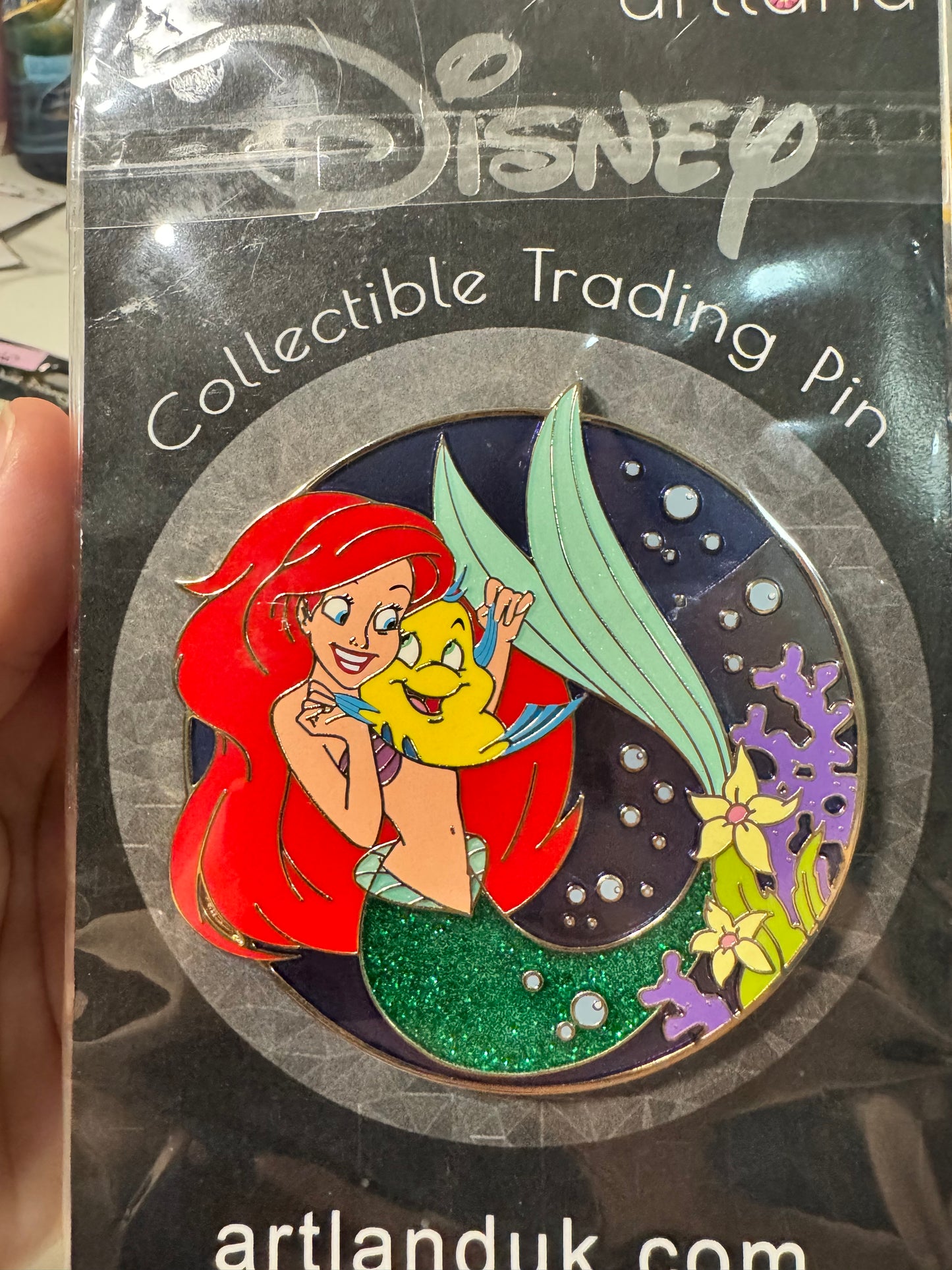 Disney Artland 2023 Ariel & Flounder Little Mermaid LE 250 pin