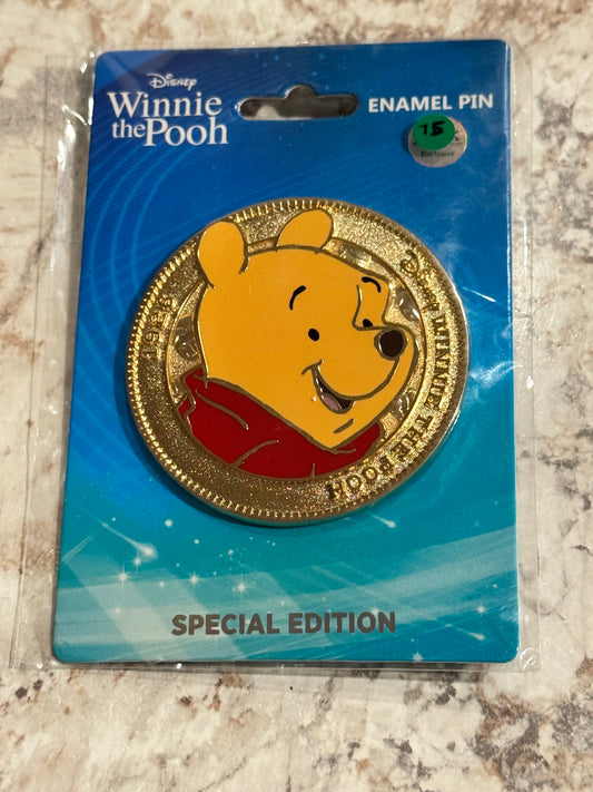 Winnie the Pooh PALM Coin LE 300 Disney Pin