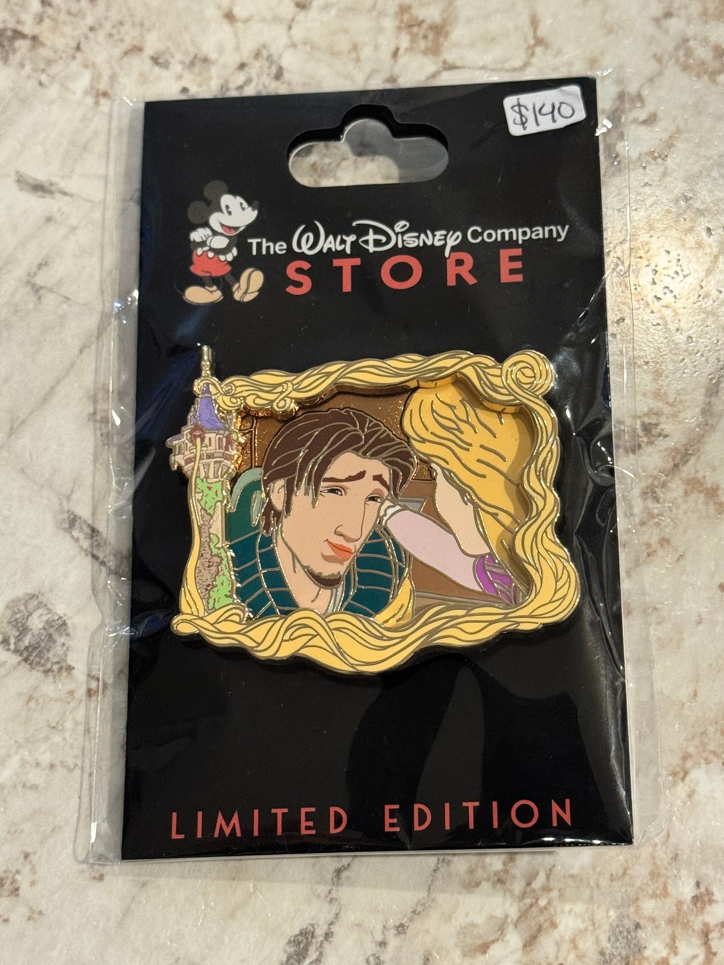 Disney DEC 2025 Tangled 15th Anniversary Rapunzel Flynn Smolder LE 250 Pin