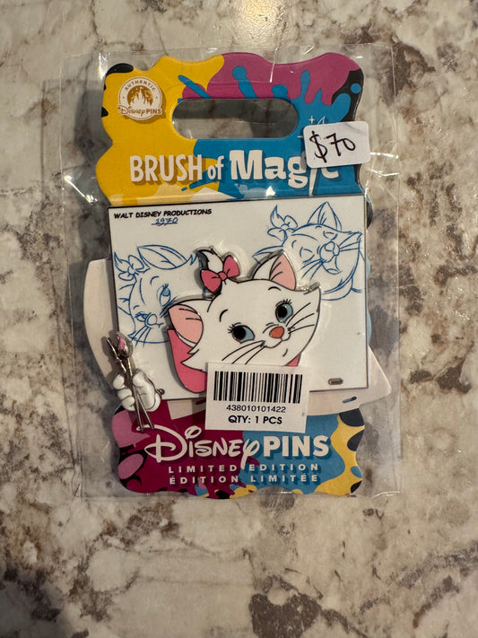 Brush of Magic Marie Disney Pin