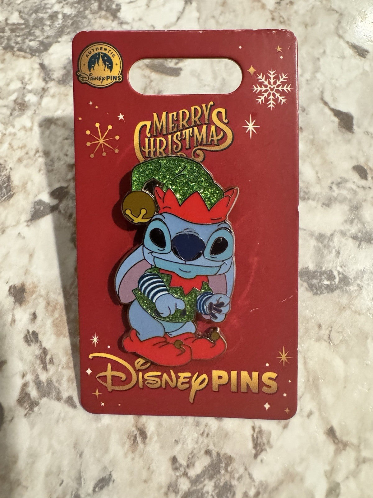 Stitch Holiday Elf Merry Christmas 2025 Disney Pin
