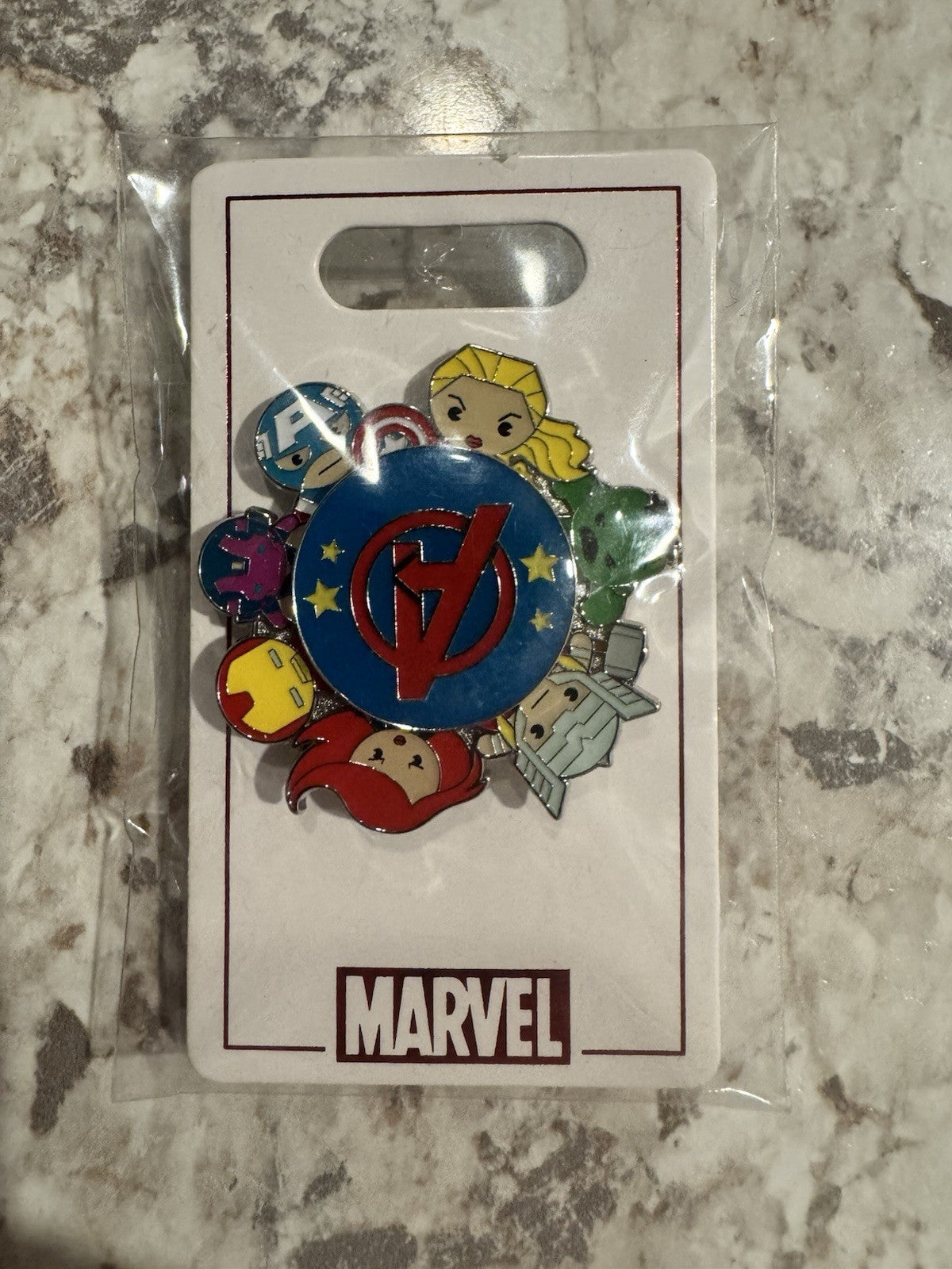 Disney Pin authentic 2022 marvel spinner shanghai disneyland