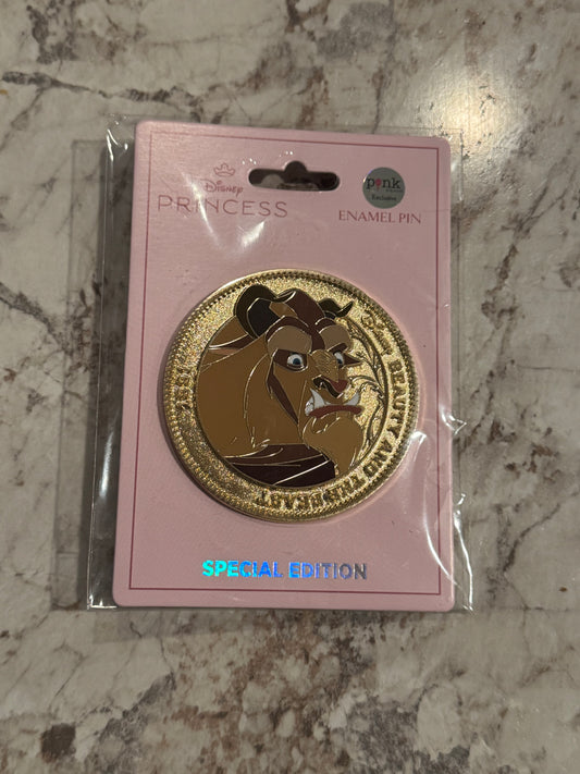 Disney Pink A La Mode BEAST Coin Series Wave 3 Beauty & The Beast LE 300 Pin