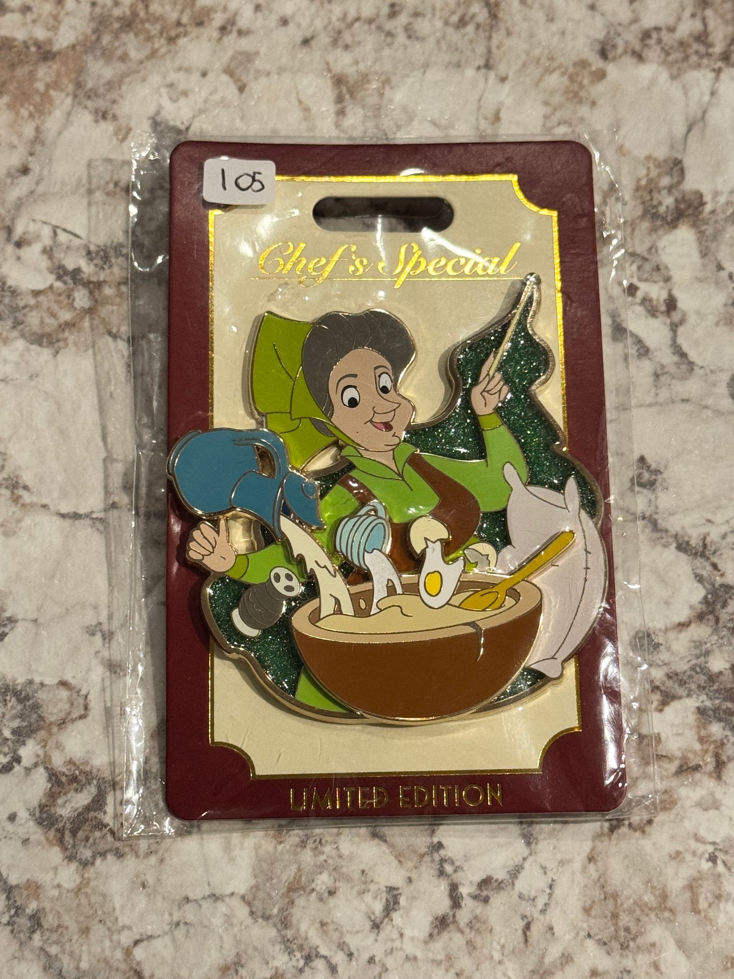 Chef’s Special Fauna Sleeping Beauty WDI Pin LE 300 Disney Pin