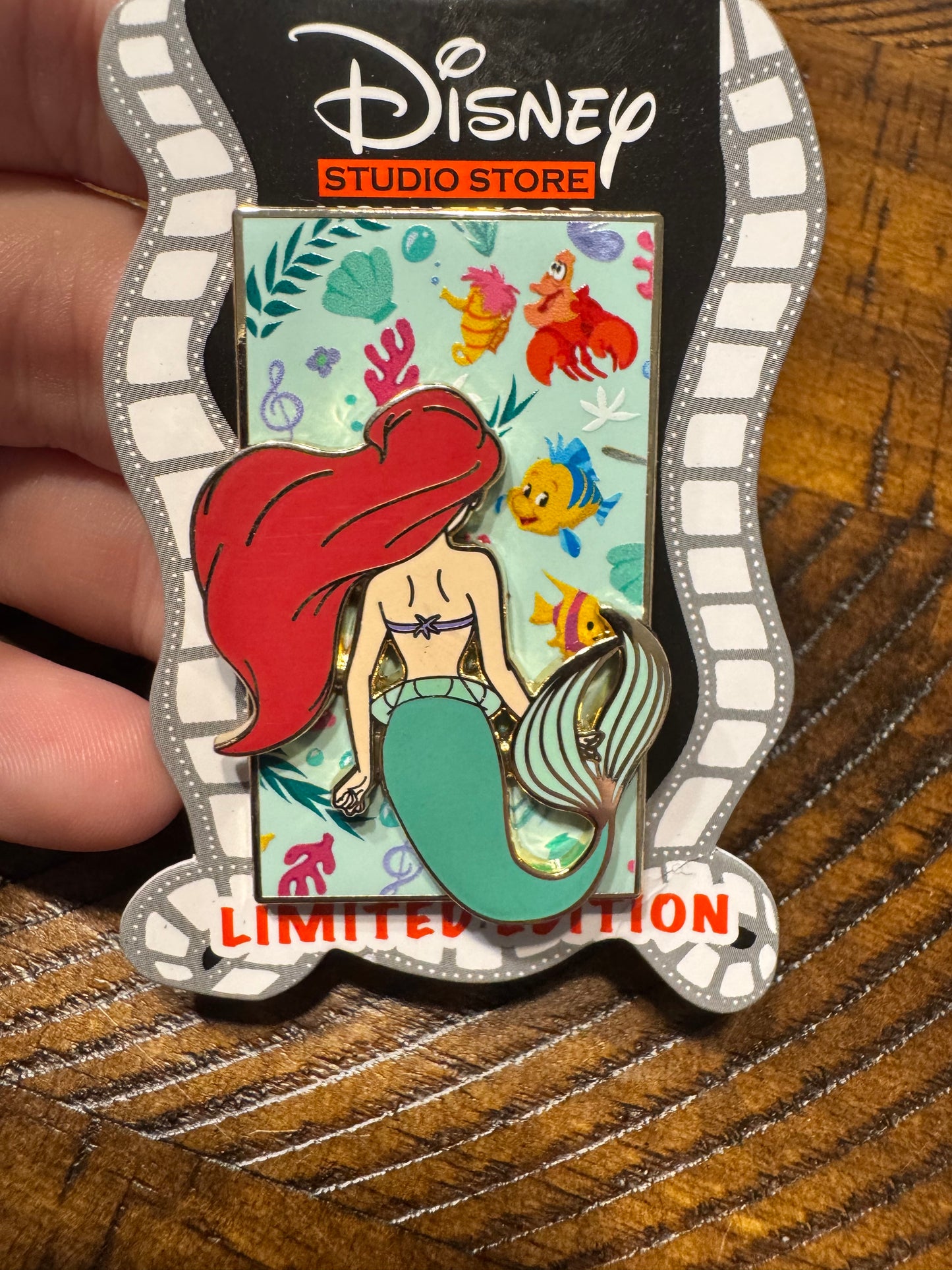 Princess Back Series The Little Mermaid Ariel LE 400 DSF DSSH Disney Pin