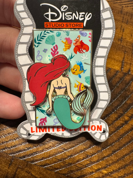 Princess Back Series The Little Mermaid Ariel LE 400 DSF DSSH Disney Pin