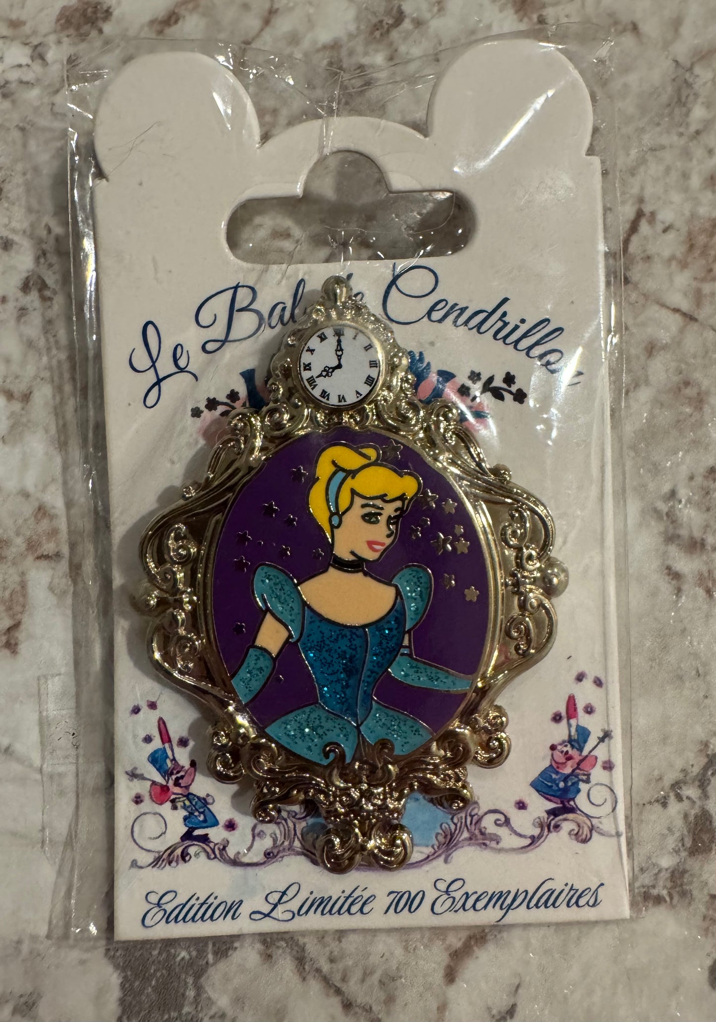 DLP Pin Trading Event Cinderella's Ball Event Cinderella Locket Pin LE 700