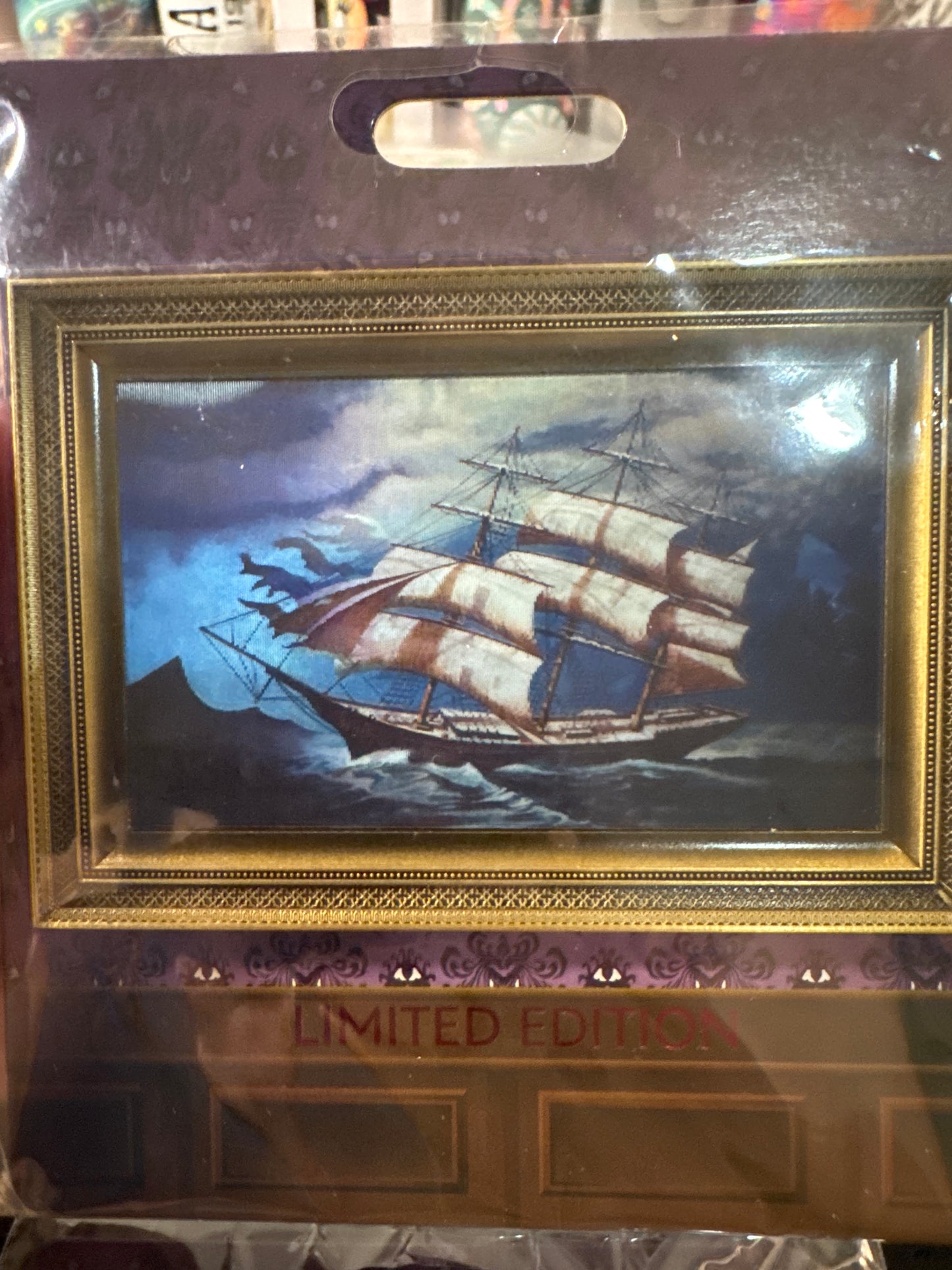 Haunted Mansion Parlor Portraits The Ship Lenticular Portraits WDI Disney Pin LE 400