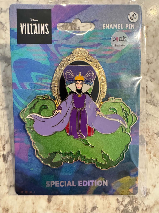 Pink a la Mode PALM Evil Queen Mirror PALM Mini Jumbo Disney Pin