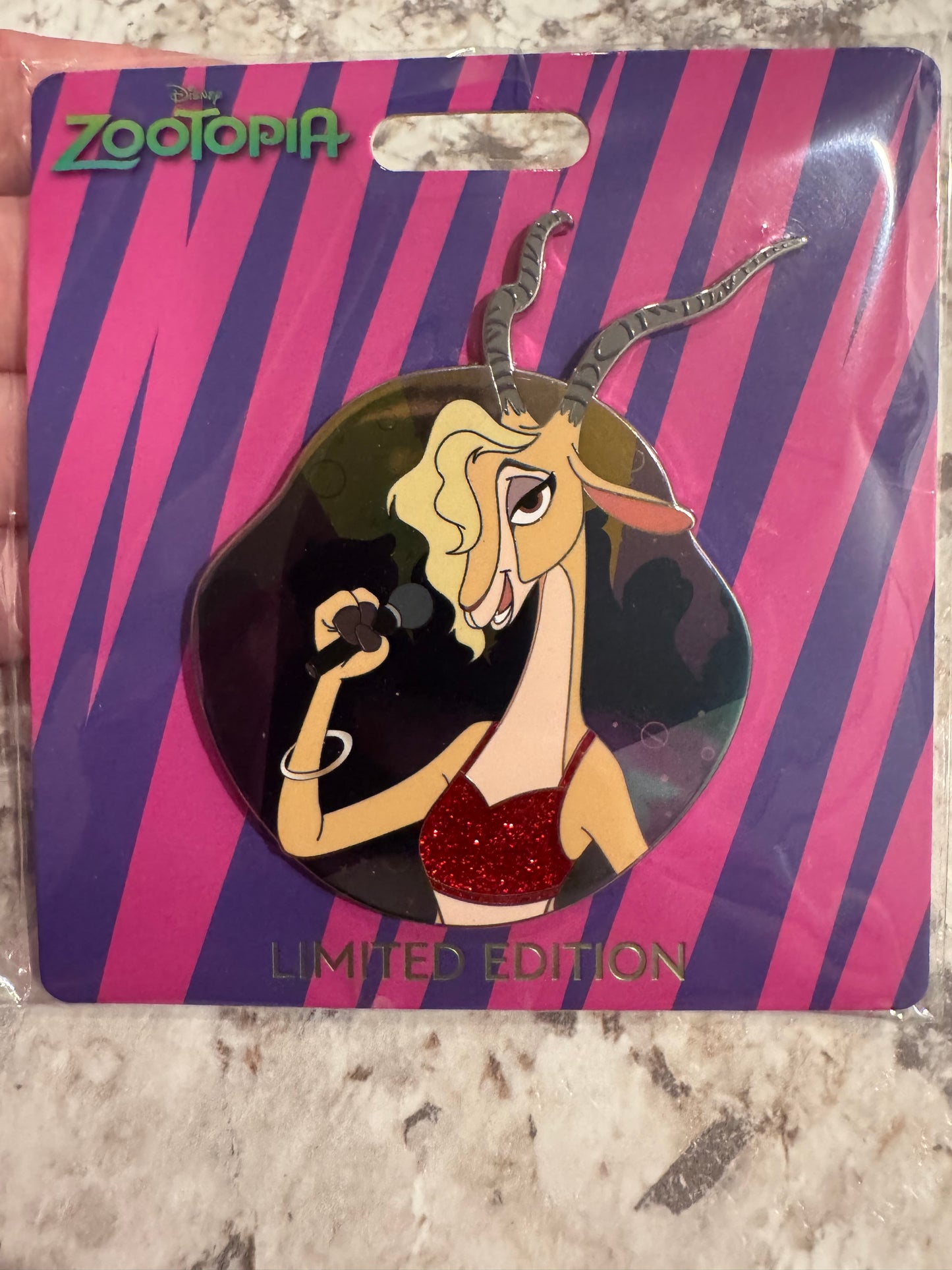 WDI MOG 2026 Zootopia  10th Anniversary Gazelle LE 300 Disney Pin