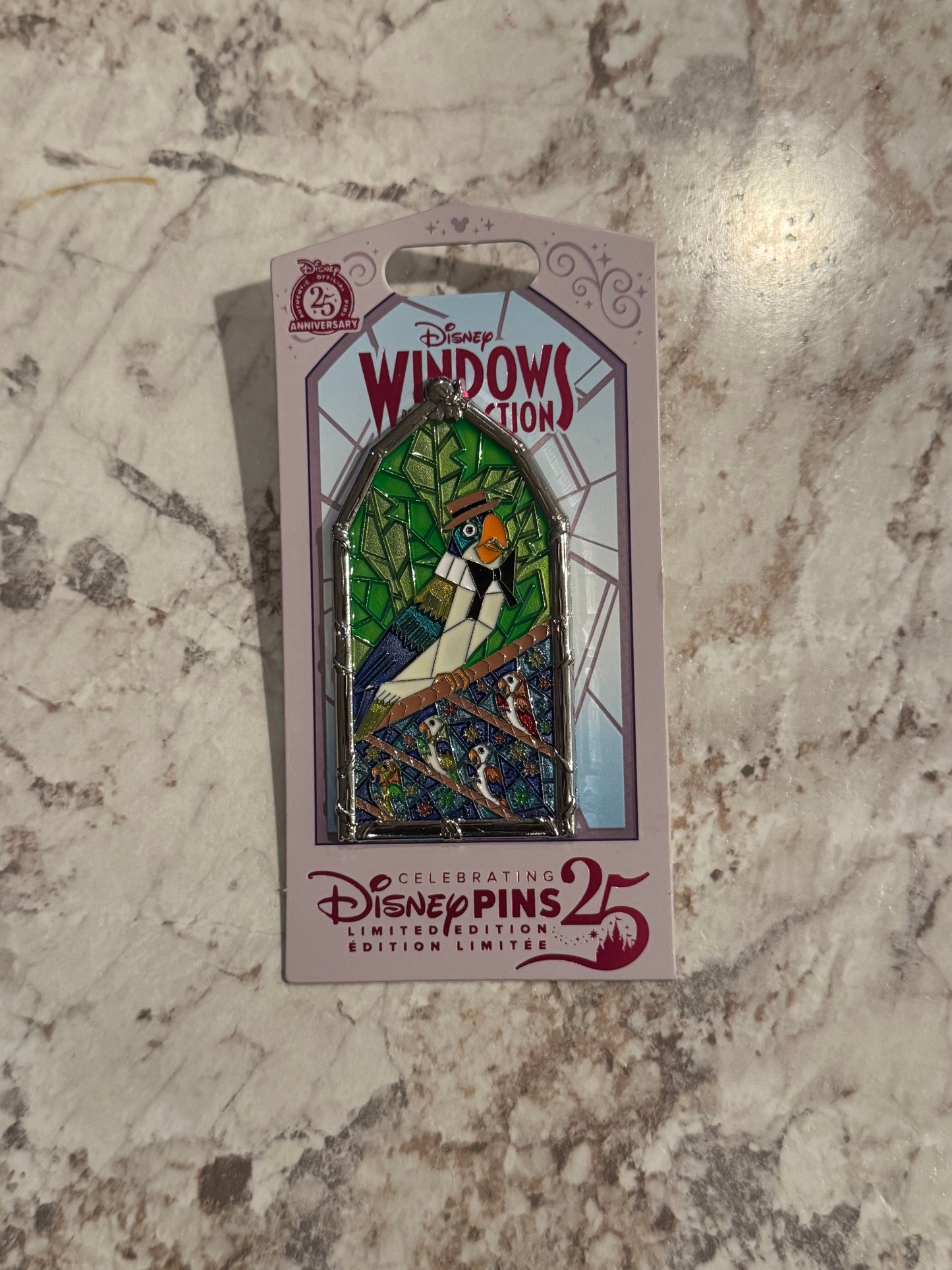 Disneyland 2025 Windows Of Attraction Tiki Room LE 2500 Pin