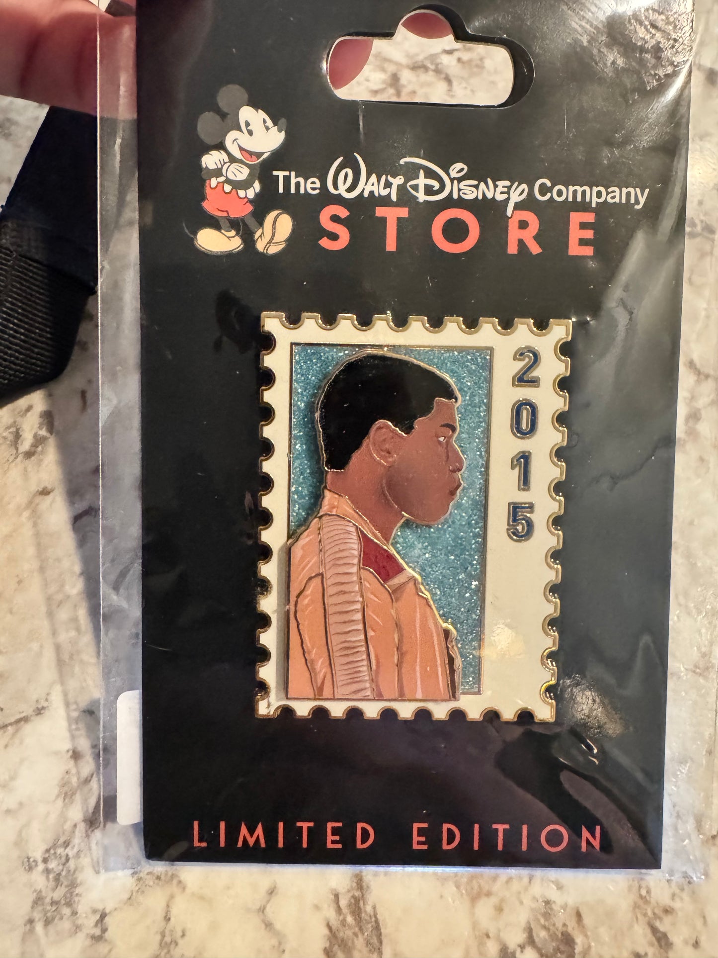 Disney DEC 2025 Commemorative Stamp Star Wars Finn LE 250 Pin