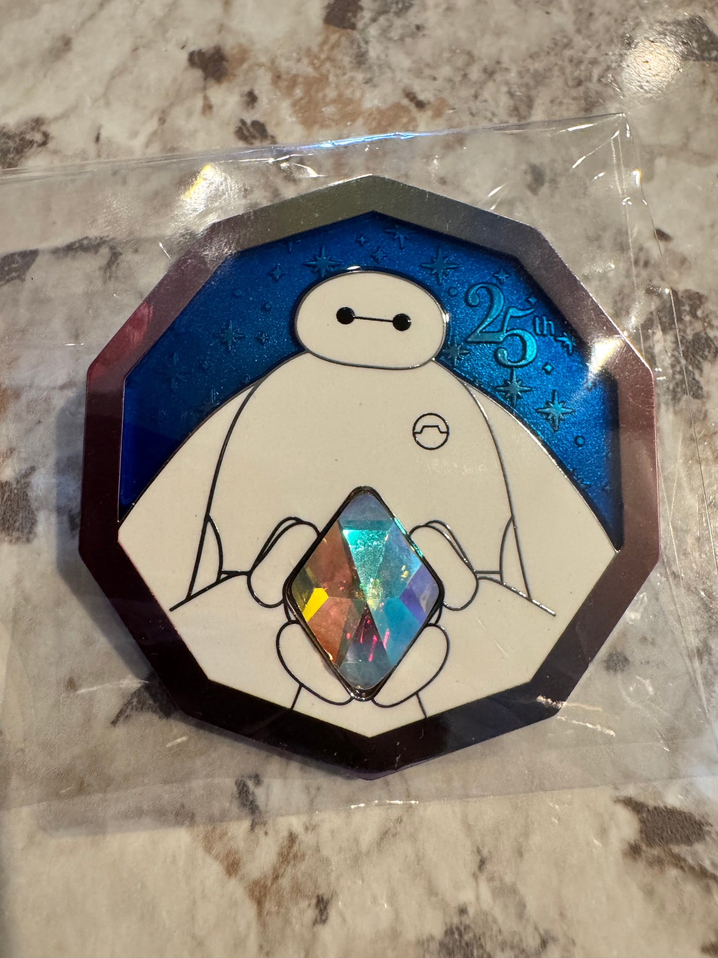 Disney Celebrating 25 Years of Trading Character Spotlight Baymax Pin LE 250