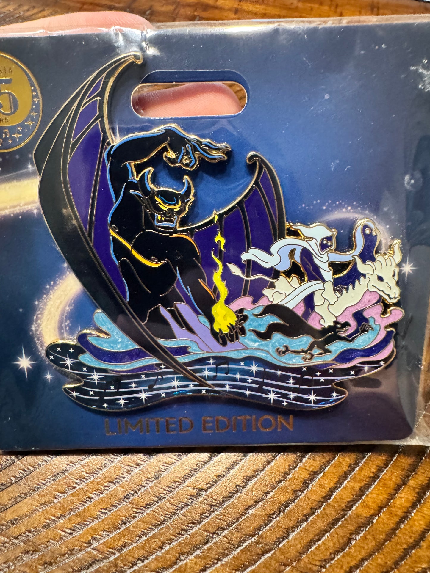 Disney WDI 2025 Fantasia 85th Anniversary Chernabog Bald Mountain LE 300 Pin