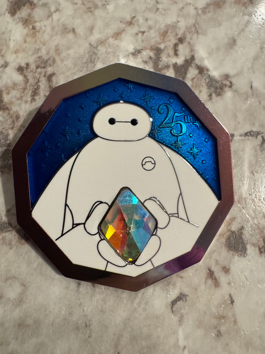 Disney Celebrating 25 Years of Trading Character Spotlight Baymax Pin LE 250
