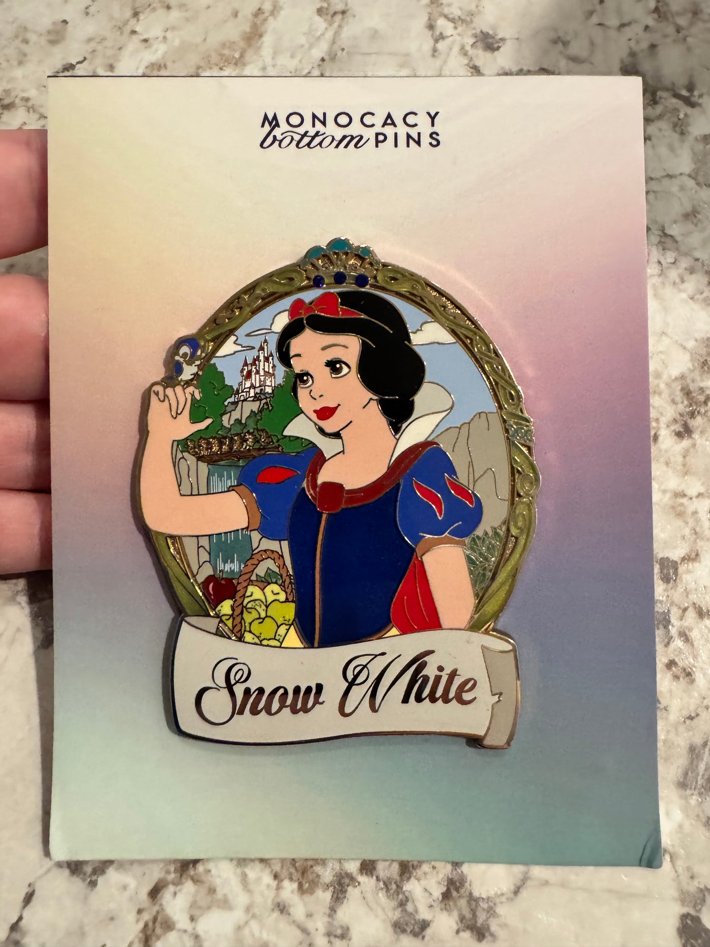 Snow White Fantasy Monocacy Pin