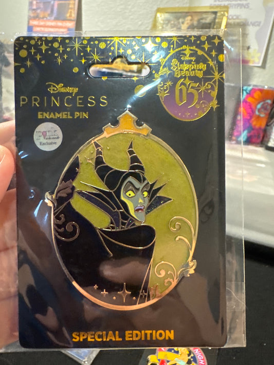 Maleficent Pink a La Mode Sleeping Beauty 65th Anniversary Pin LE 300 Disney Pin
