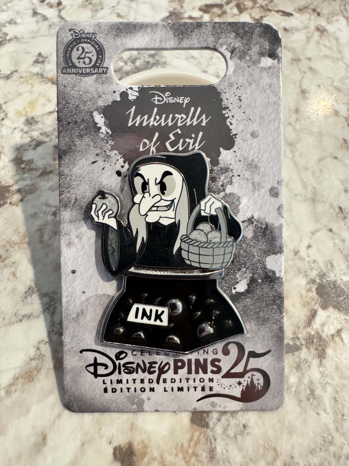 Old Hag Evil Queen Inkwells of Evil Disney Pin