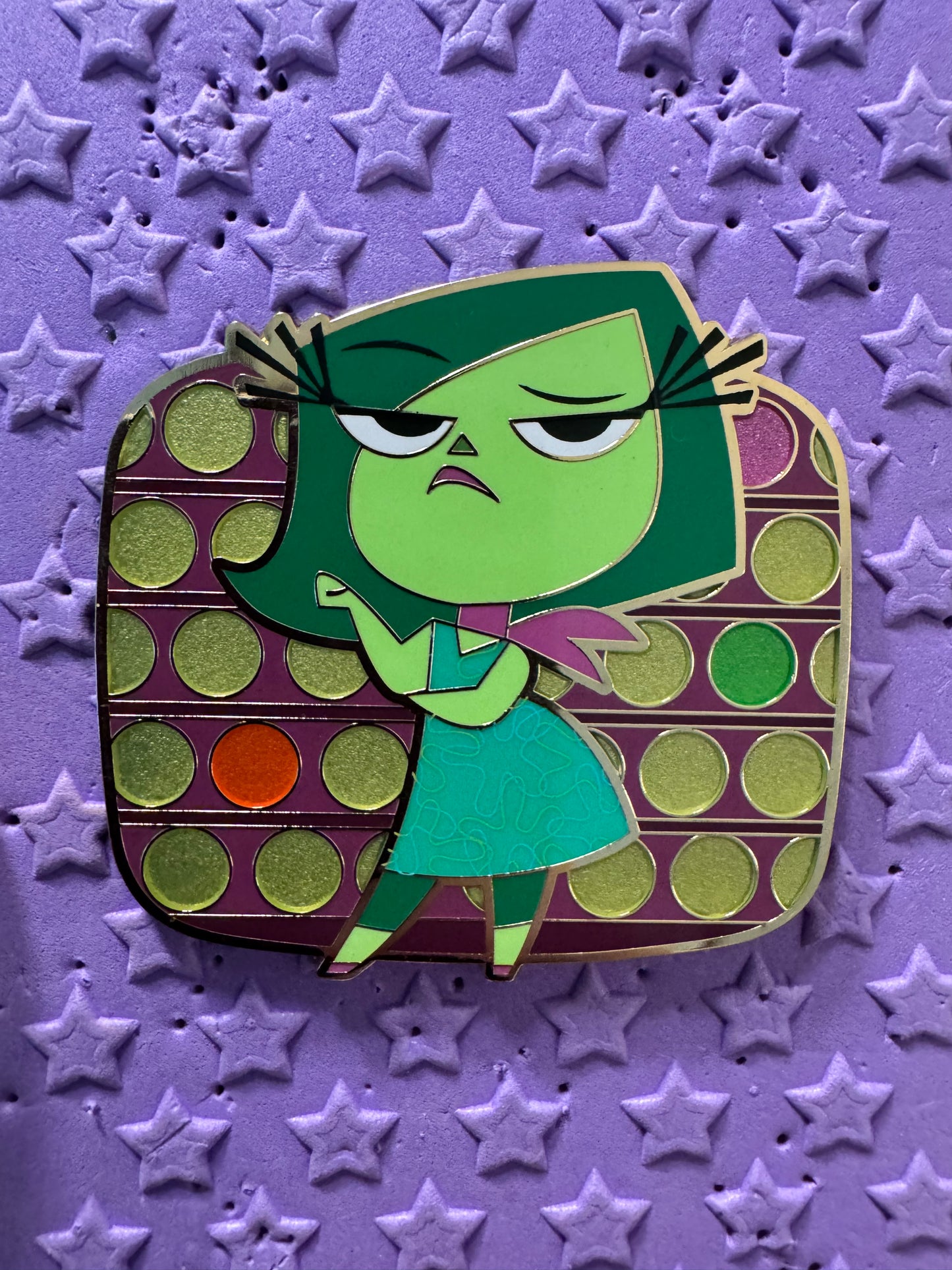 Disney Pink a la Mode PALM Inside Out 2 Disgust Mystery Box Pin LE 300