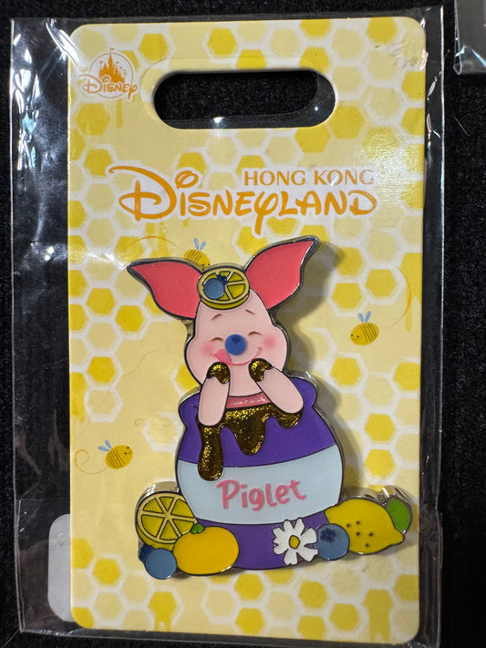 Piglet Honey Pot Hong Kong Disneyland Pin