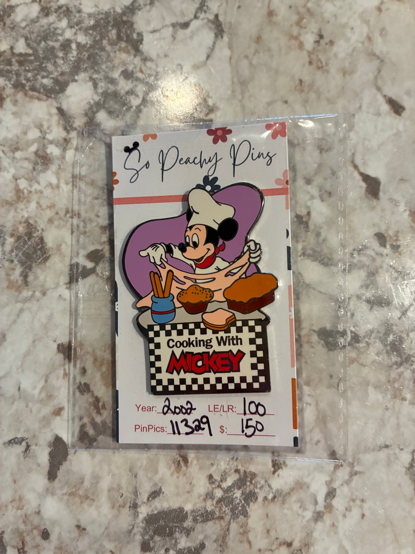 Cooking with Mickey Pastry Chef Disney Auctions LE 100