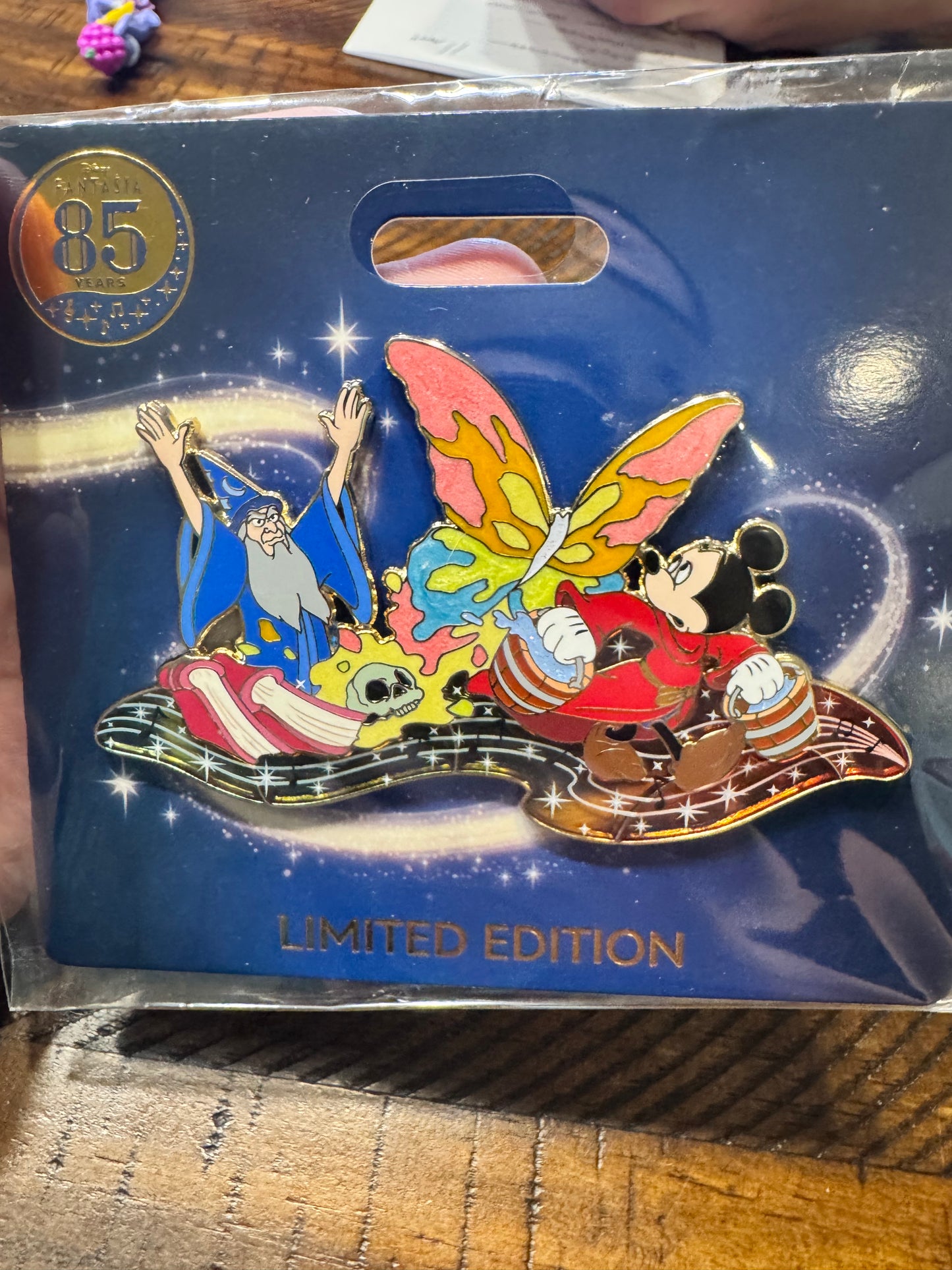 Disney WDI MOG Fantasia 85th Anniversary The Sorcerer's Apprentice Yen Sid Pin LE 300 Pin