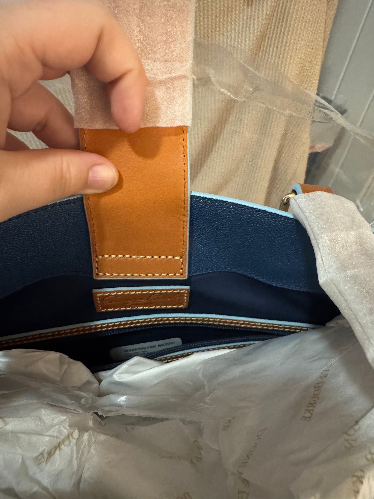 Dooney & Bourke Pinocchio Blue Fairy Tote MINT Condition