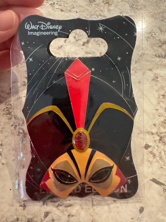 D23 2017 WDI Disney Villains Masks Jafar LE 300 Disney Pin