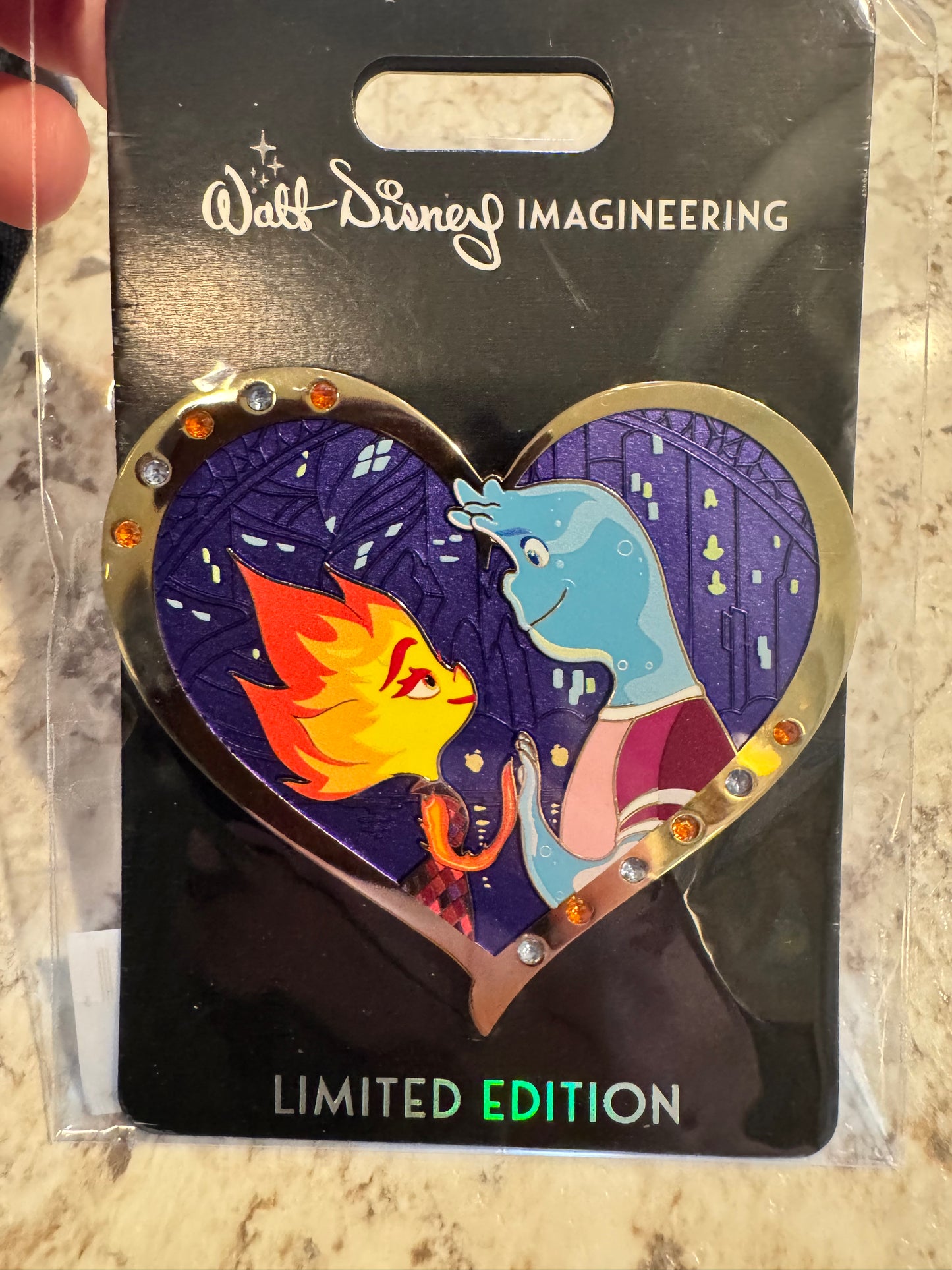 Disney WDI Elemental Valentine’s Gem Heart LE 300