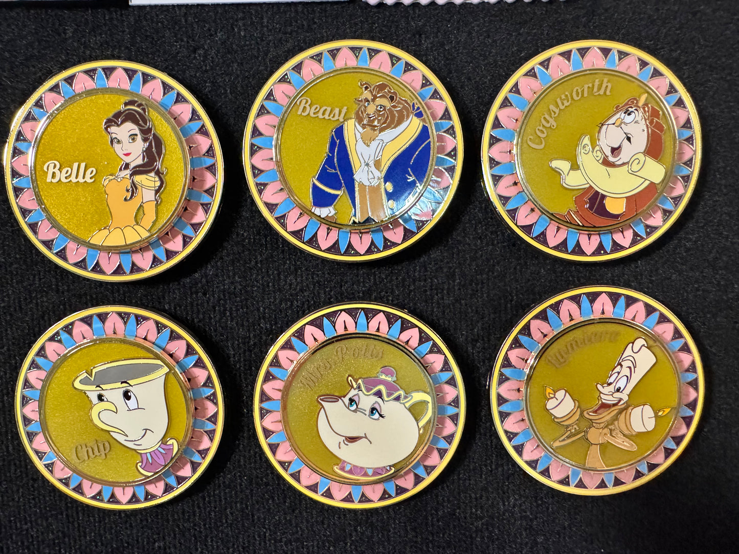 Beauty and the Beast Plate Spinner Full Set Boxlunch
