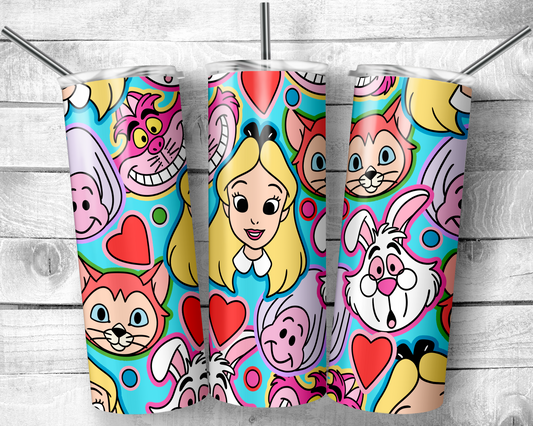 Alice Tumbler, Magical Tumbler, Wonderland Tumbler