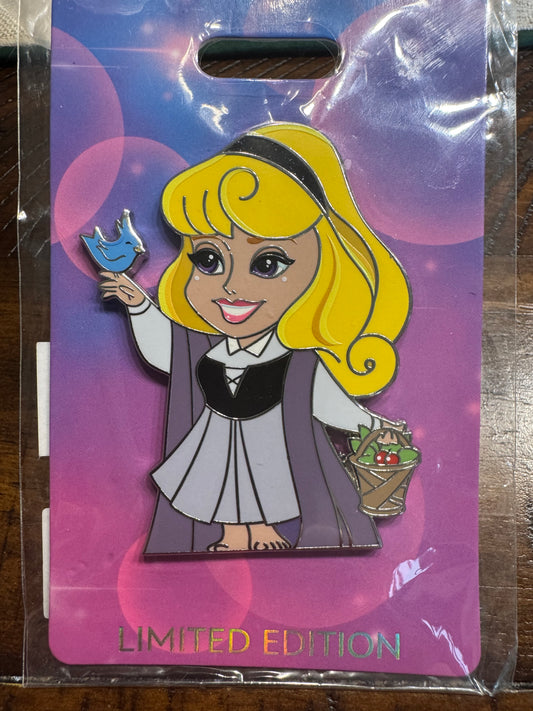 Briar Rose Sleeping Beauty Chibi Heroines Series Destination D23 2025 LE 400 Disney Pin