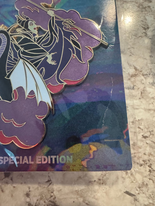 PALM Disney Transformations 5” Jumbo pin Maleficient LE 200 Disney Pin
