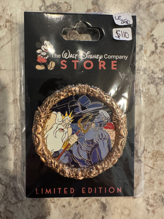 Disney 2024 DEC Little Mermaid 35th Anniversary Ariel and Triton LE 250 Pin