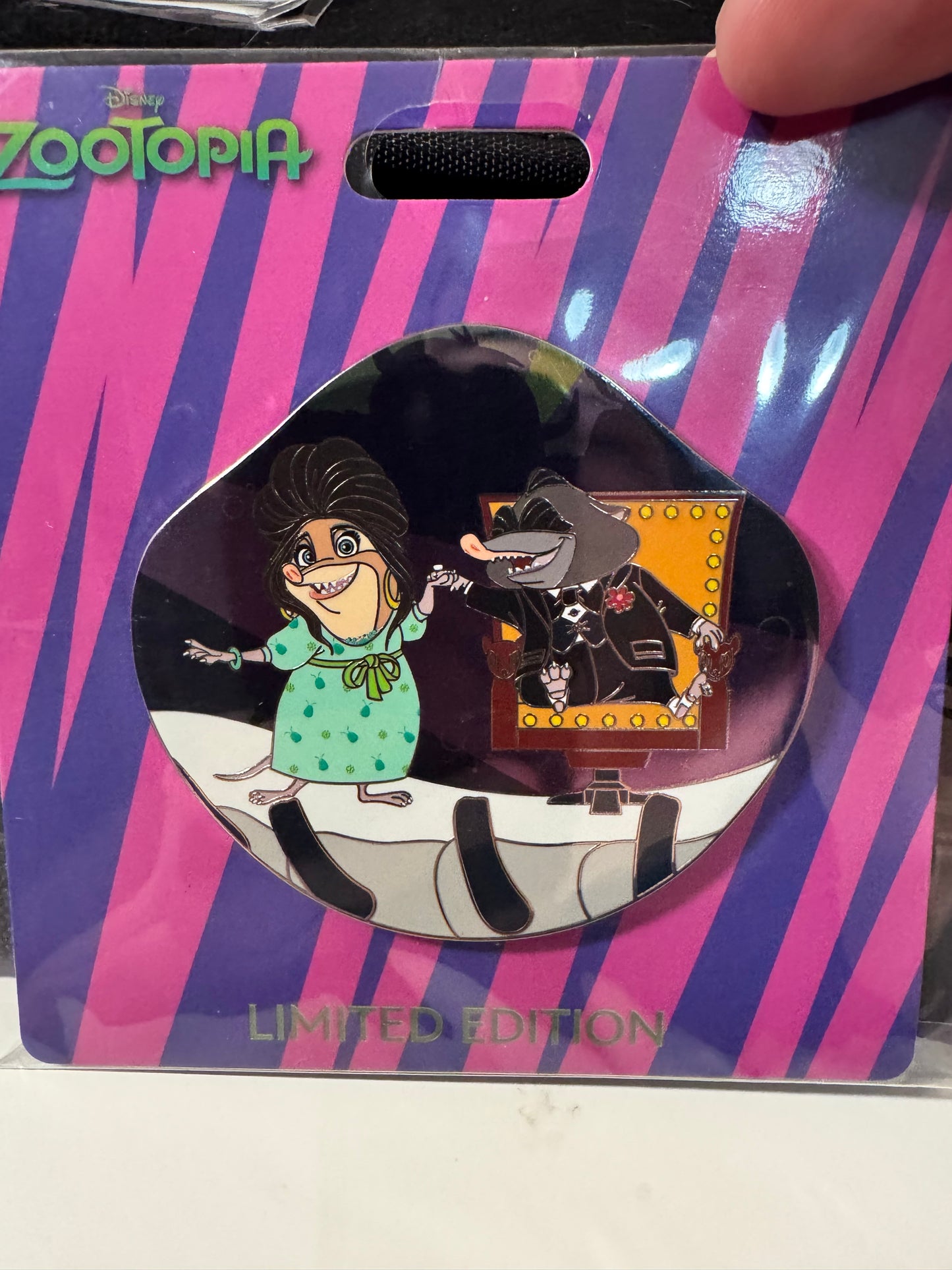 WDI MOG 2026 Zootopia 10th Anniversary Mr Big Frou Frou LE 300 Disney Pin