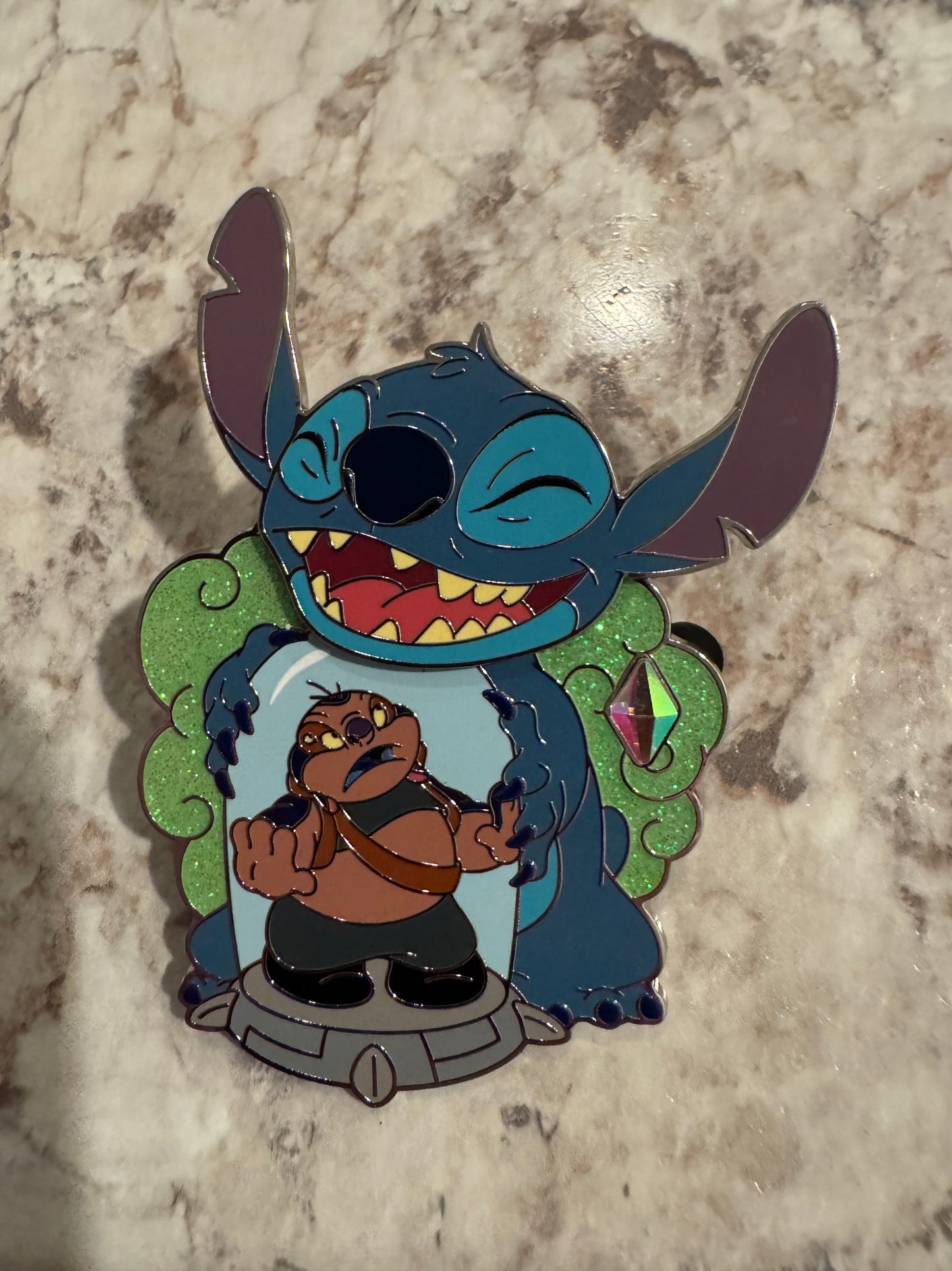 Celebrating 25 Years of Trading If We Were There Stitch Jumba LE 300 Disney Pin