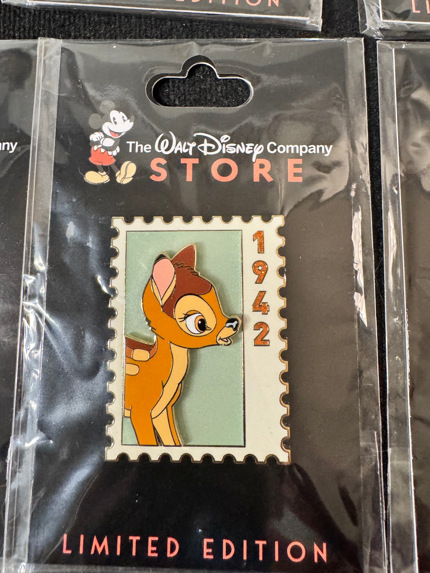 Disney DEC TWDC Commemorative Animal Stamps Bambi LE 300 Disney Pin