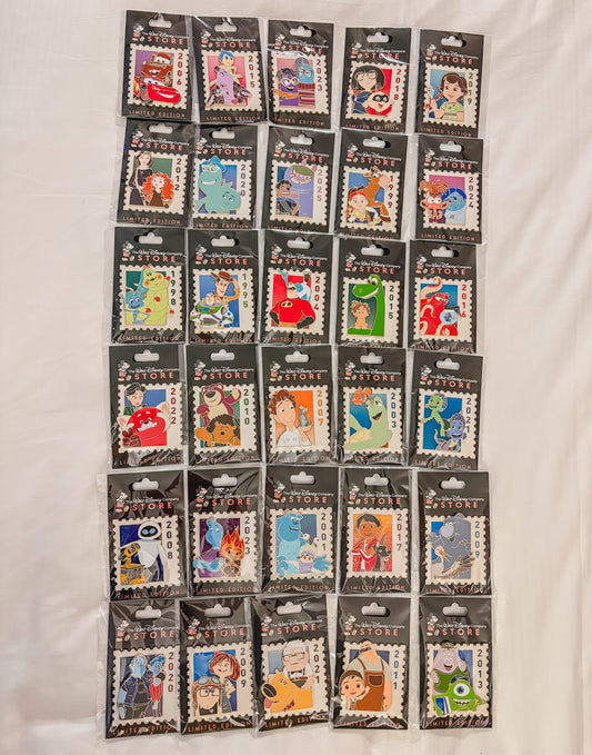 D23 Pixar Stamps DEC