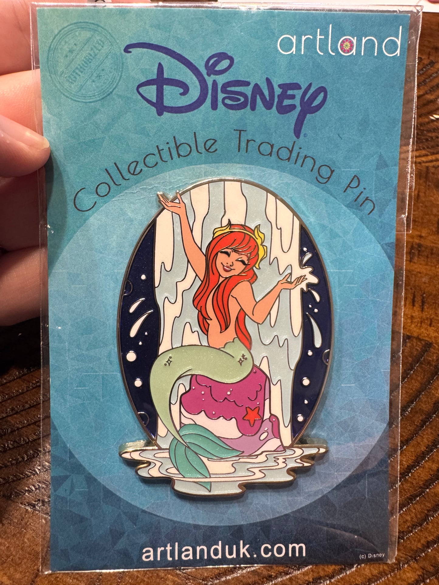 Disney Peter Pan Atlanteia's Waterfall Mermaid Lagoon Artland LE 150 Pin