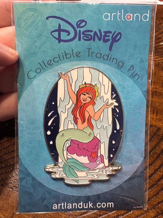 Disney Peter Pan Atlanteia's Waterfall Mermaid Lagoon Artland LE 150 Pin