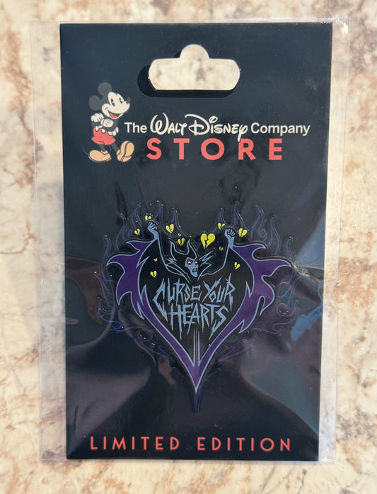 Disney DEC TWDC Valentine's Day Villaintine’s Villains Maleficent Pin LE 250