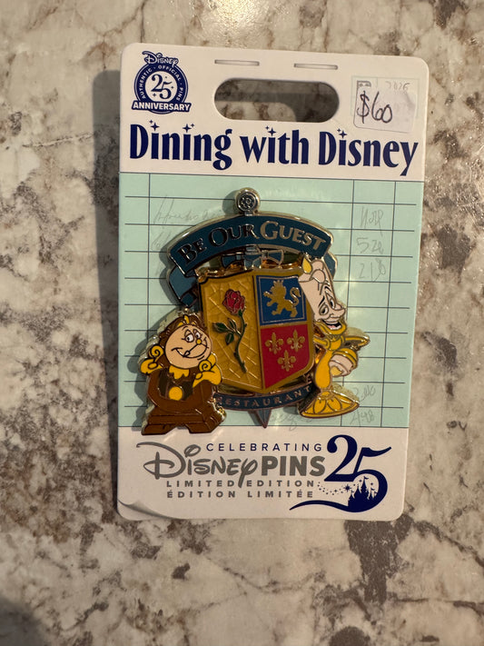 Be Our Guest Dining With Disney Disney Pin LE 2500
