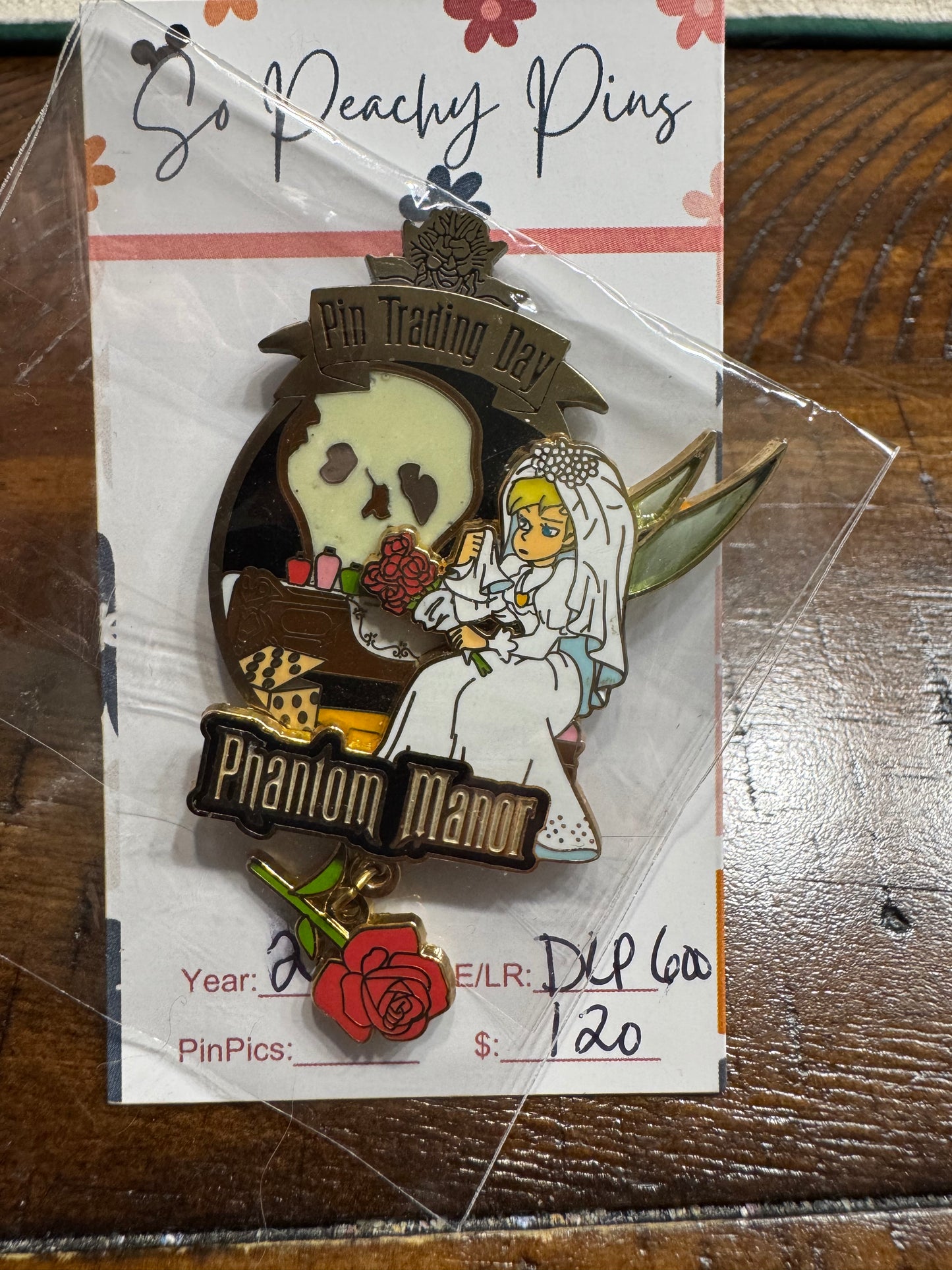 Tinker Bell Mirror Phantom Manor Pin Trading Day 2011 LE 600 Pin Disneyland Paris DLP