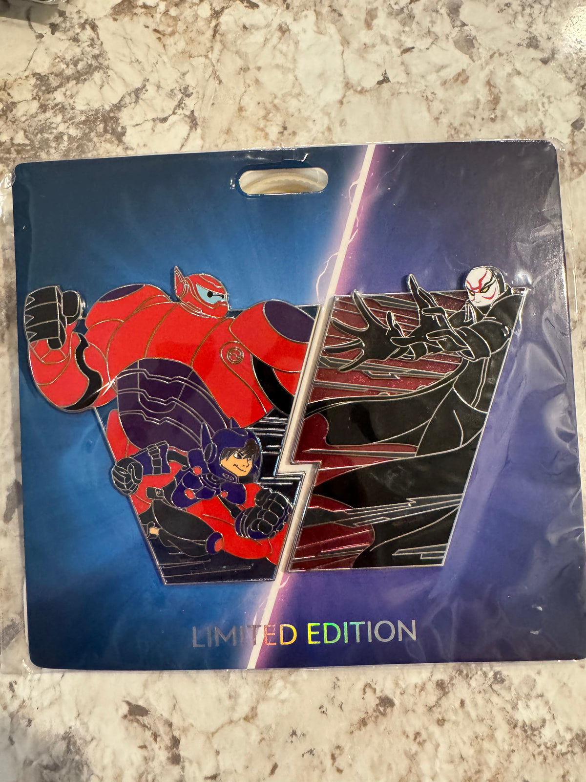 Disney WDI MOG D23 Heroes vs. VIllains Baymax Hiro Yokai Big Hero 6 LE 400 Pin