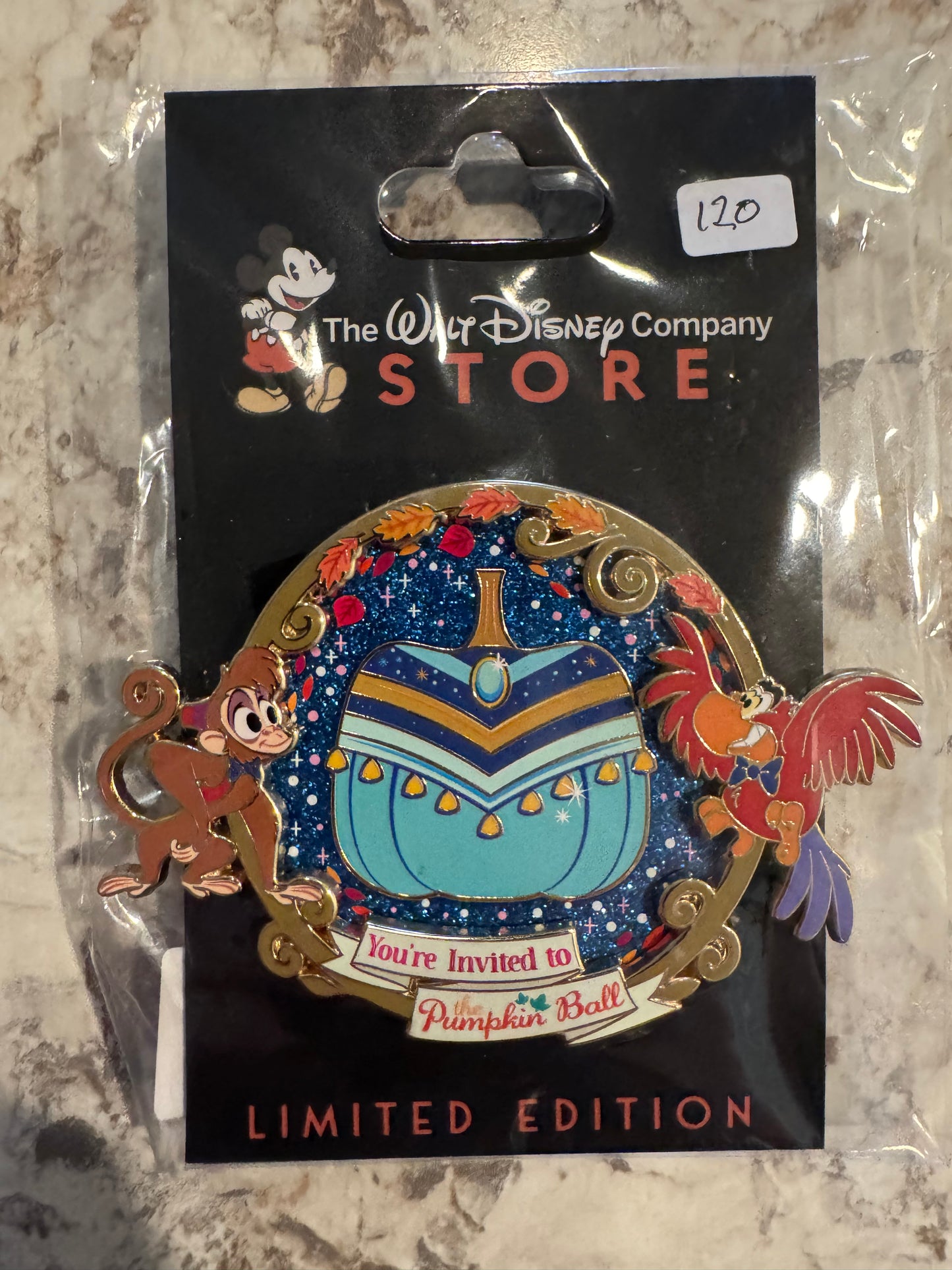 Aladdin Jasmine You’re Invited to the Pumpkin Ball DEC Disney Pin