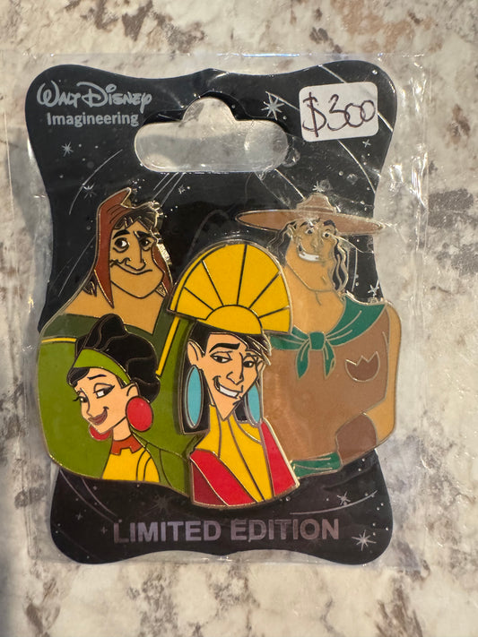 Emperor’s New Groove WDI Cluster LE 250 Disney Pin