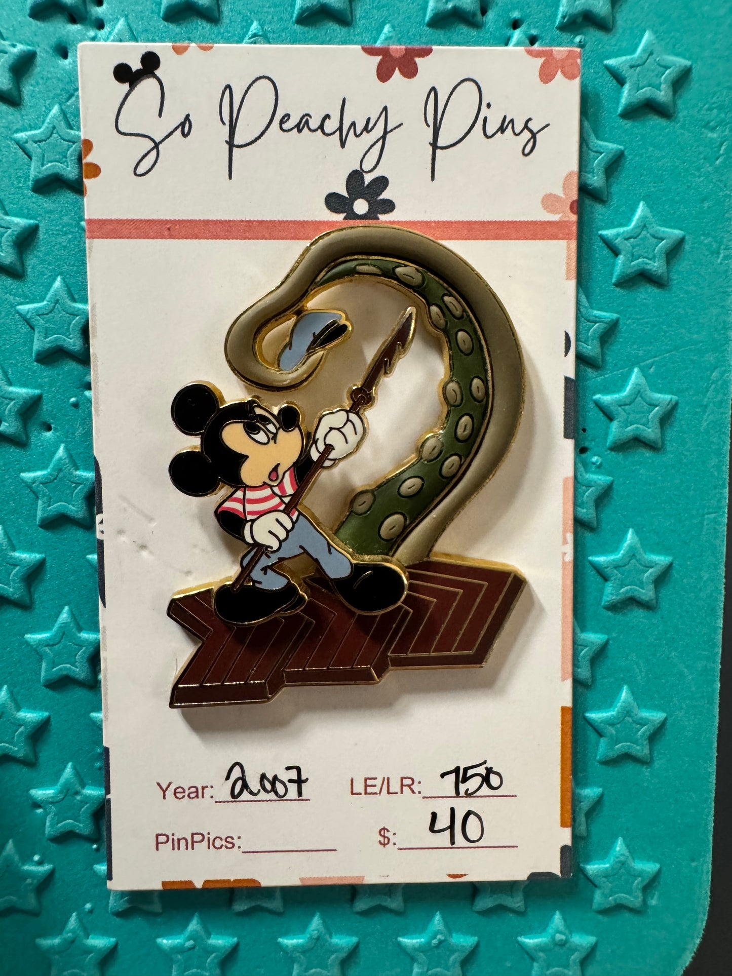 Mickey "Ned Land" Mouse
Where Dreams HapPin: Dream Roles Collection WDW Disney Pin LE 750